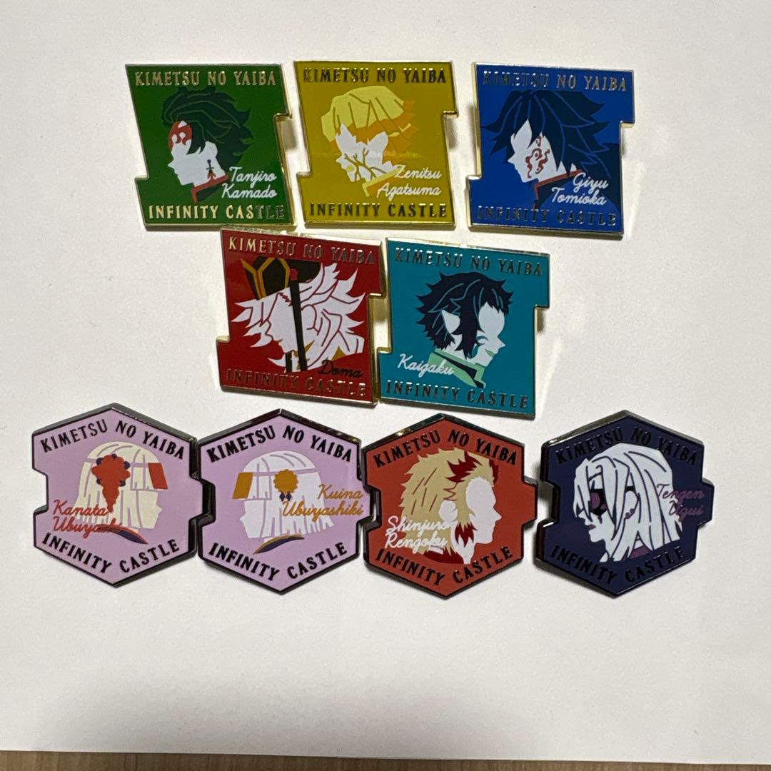 の*ん様 鬼滅の刃 無限城編 キャラクターモチーフピンズ 第一弾 - メルカリ