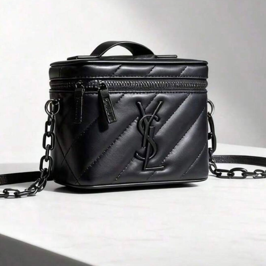 イヴサンローラン バニティポーチ ショルダーバッグ YSL メイクポーチ