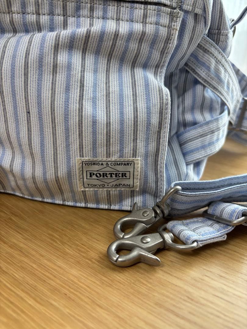 入手困難/70周年記念モデル/美品】PORTER BLUE STRIPE - メルカリ