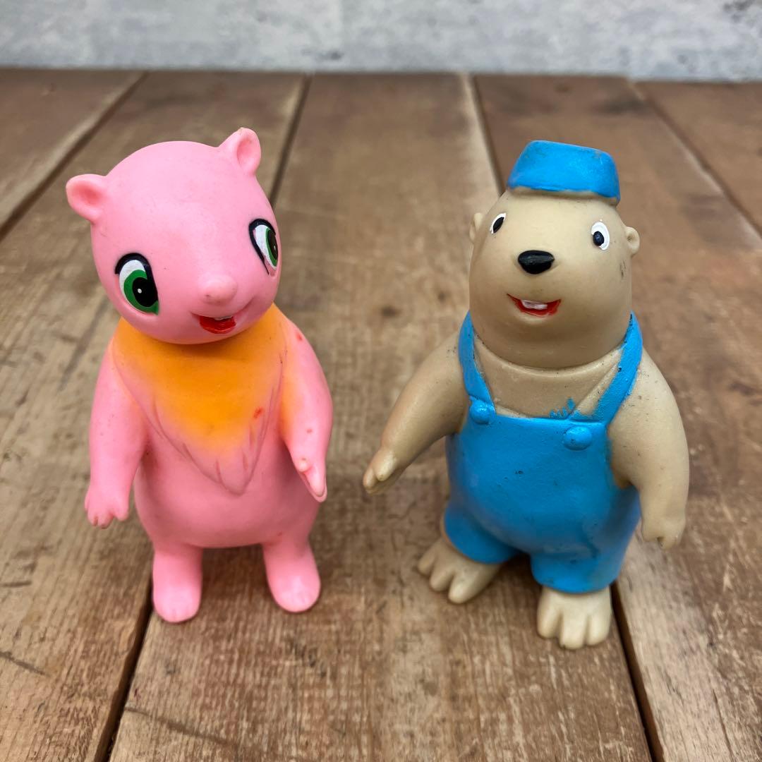 昭和レトロ タケミ 山ねずみ ロッキーチャック カワウソのジョー