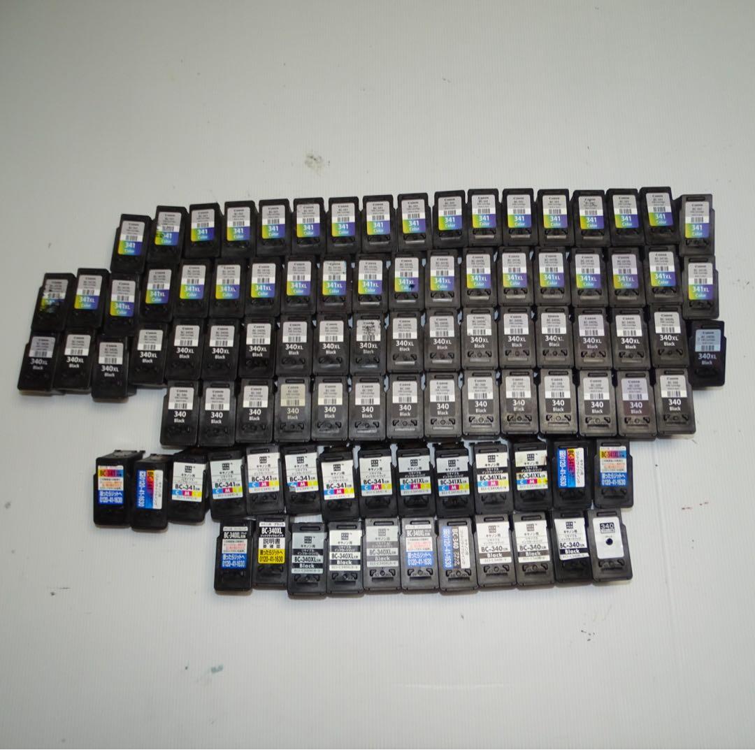 Canon 341 340 XL 純正　互換　93個　インク　QA7638 Canon 341 340 XL 純正 互換 93個 インク QA7638 - メルカリ