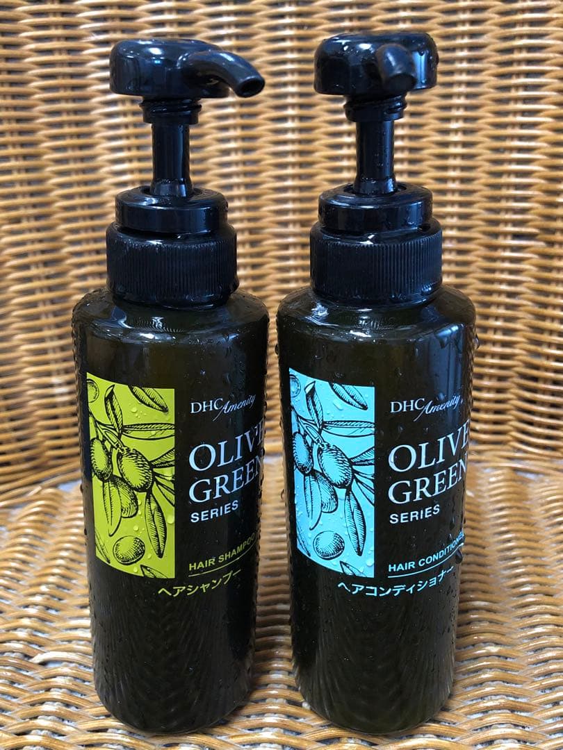 在庫切れ間近DHCグリーンオリーブシャンプー＆コンディショナー詰替