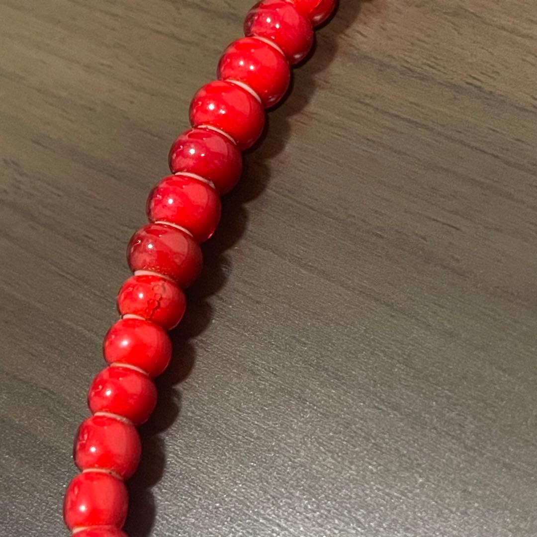 本店購入】ゴローズ 赤ビーズ ホワイトハーツ - メルカリ