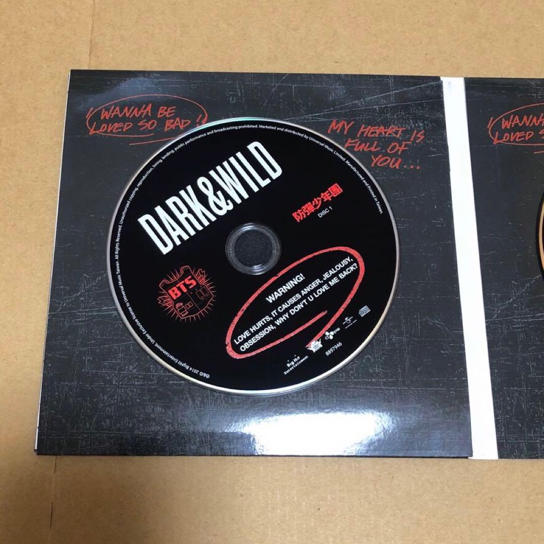 BTS DARK&WILD 台湾盤 CD DVD - メルカリ