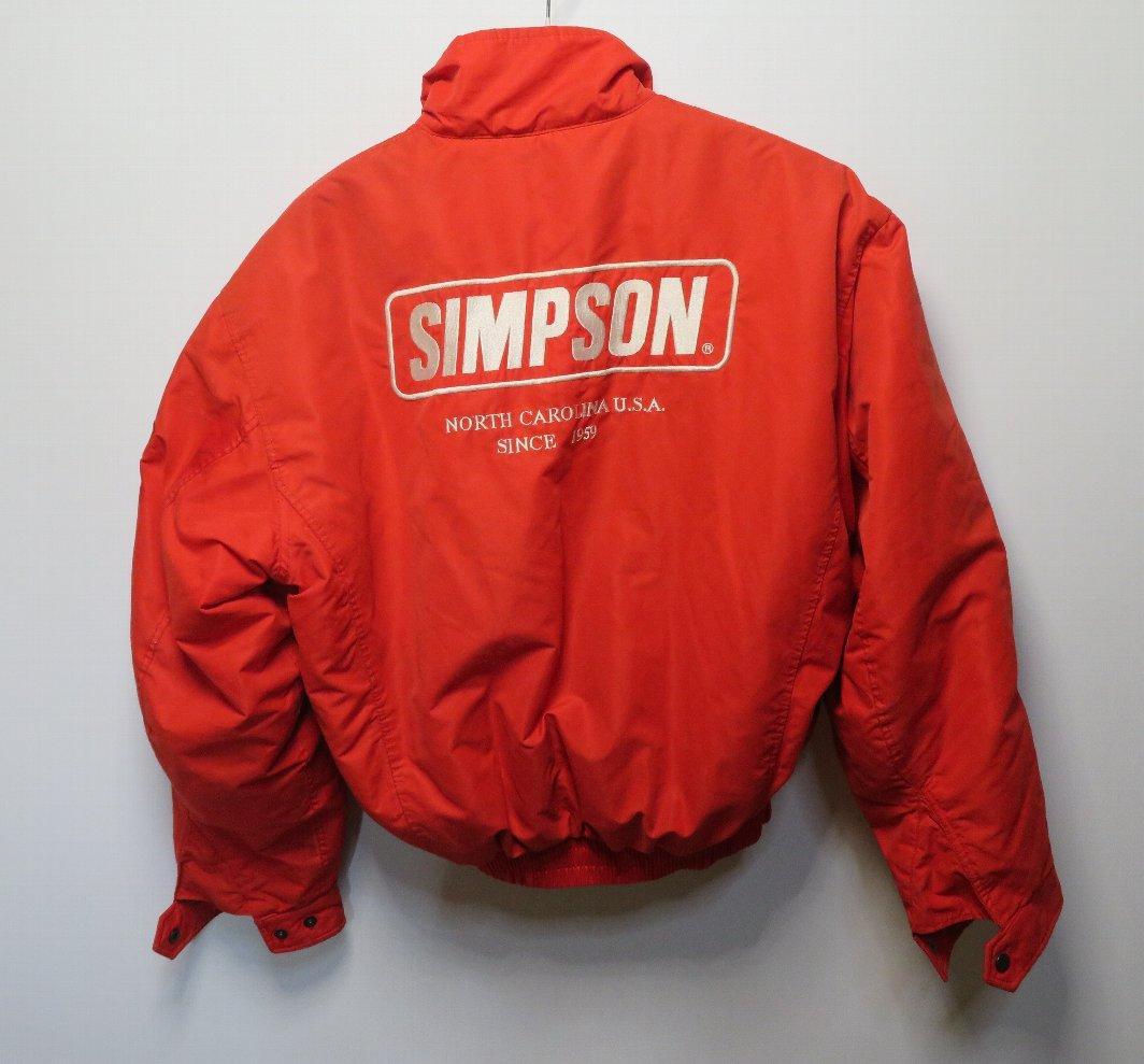 ライダージャケット シンプソン SIMPSON 赤 Mサイズ - メルカリ