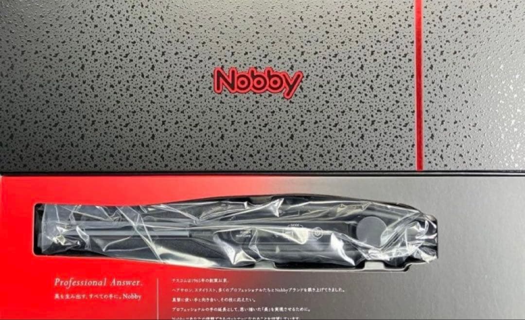 Nobby NBS1200 ストレートアイロン プロ用 Nobby by TESCOM ノビー ヘアアイロン ストレート NBS1200 プロ用 美容