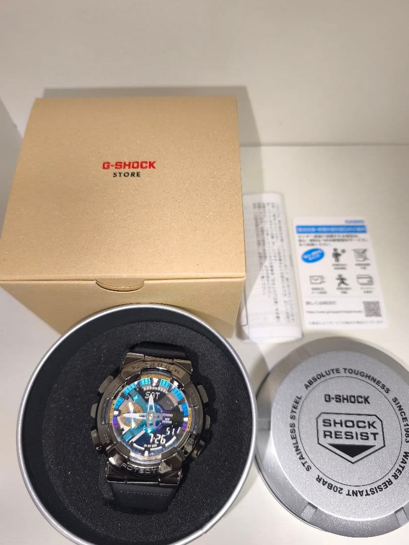 G-SHOCK GM-110B-1AJF 5553 メタルカバード マルチカラー カシオGショック GM-110B-1AJF Metal coveredライン