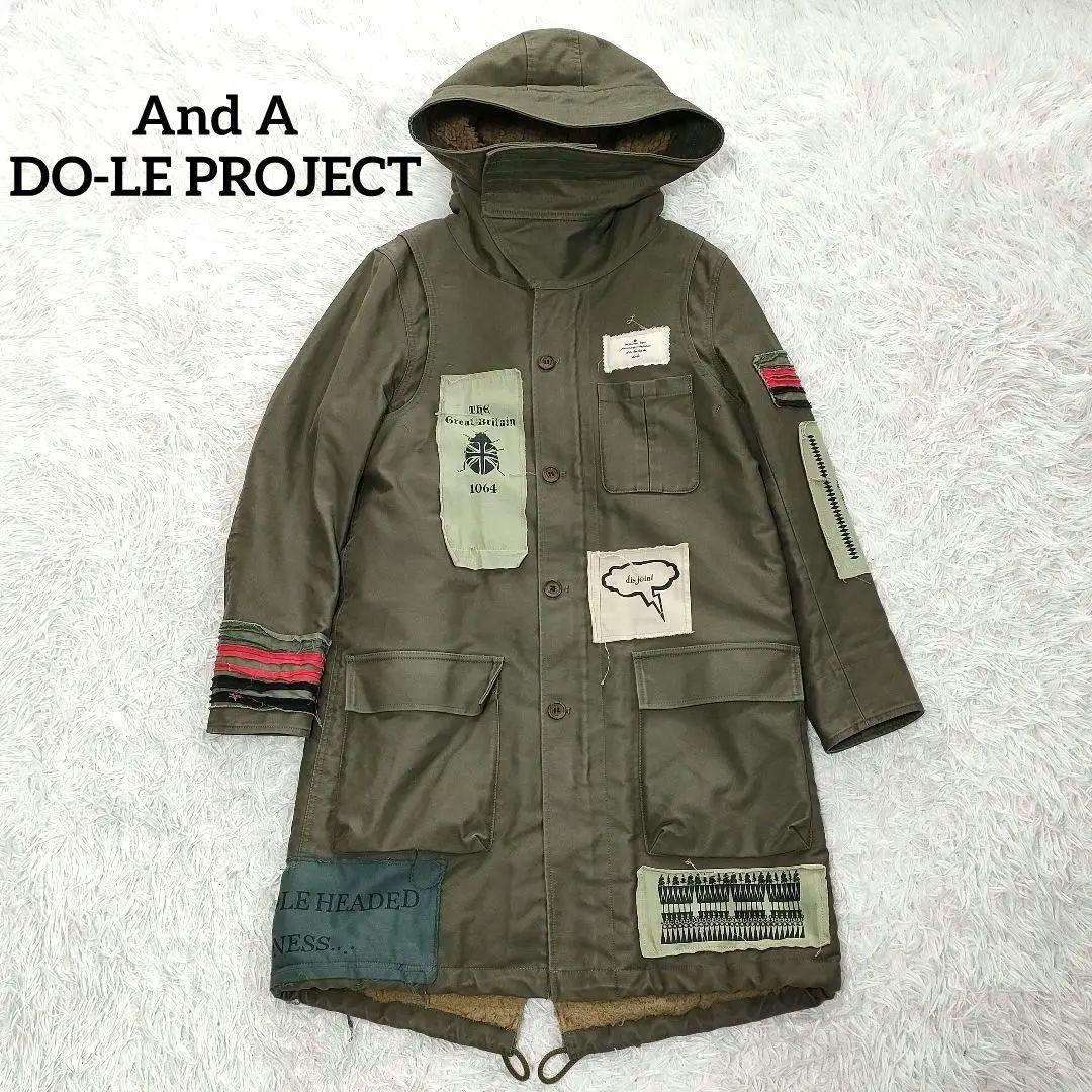 and A DO-LE PROJECT パッチグラフモッズコート ボア カーキ - メルカリ