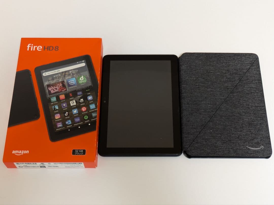Fire HD 8 第12世代(2022) 32GB カバー＆フィルム付き Fire HD 8 / Fire HD 8 Plus (2022年発売 第12世代)用 Amazon純正