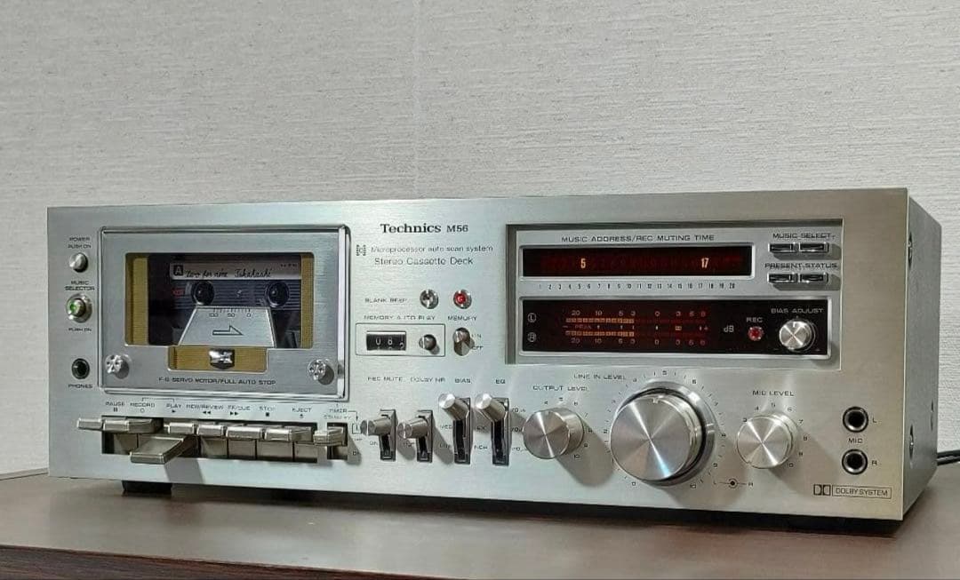 テクニクス Technics RS-M56 カセットデッキ【録音再生良好】 テクニクス Technics RS-M56 カセットデッキ（録音再生良好） 【公式通販】