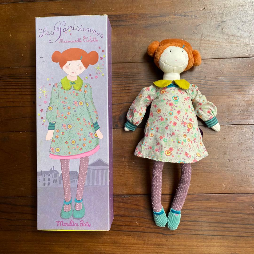 中古】ムーラン・ロティ社、女の子のぬいぐるみ人形 - メルカリ