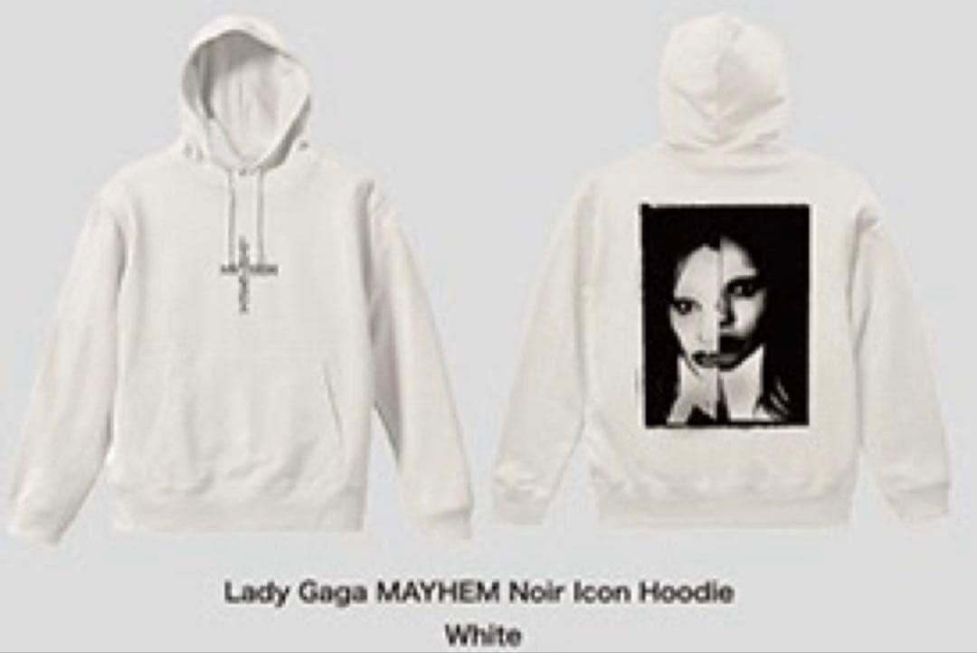 LADY GAGA MAYHEM ポップアップ限定 フーディー 白M - メルカリ