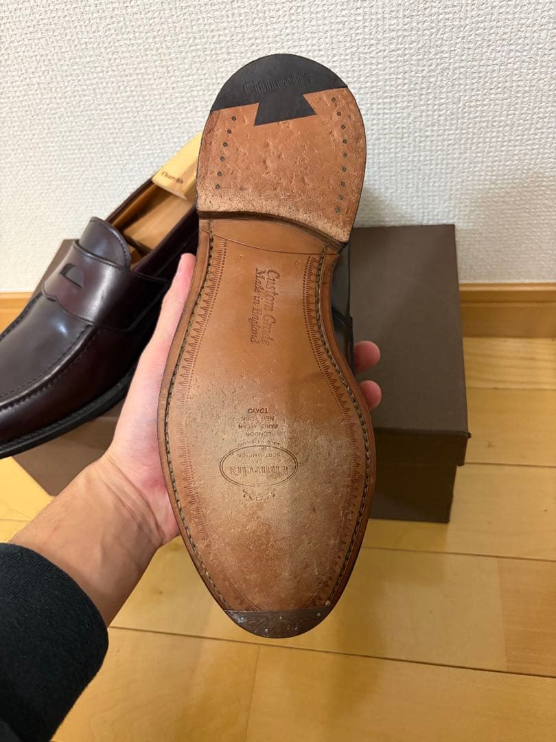 値下げ】【美品】【希少】チャーチ コードバン ローファー （シュー