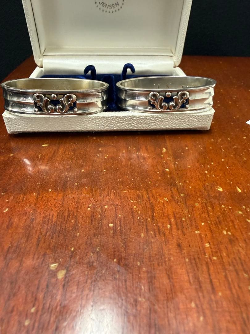 ジョージ・ジェンセン ヴィンテージ ナプキン リング 未使用 ジョージ ジェンセン GEORG JENSEN GEORG JENSEN リング MOONLIGHT