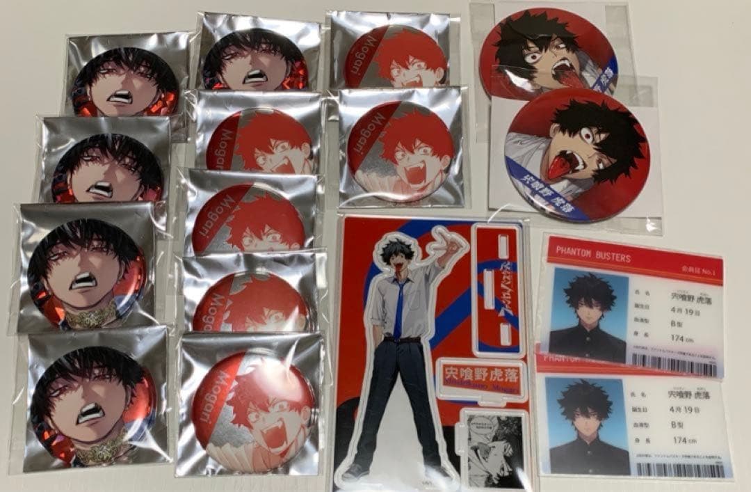 ファントムバスターズ ファボテリア 缶バッジ ホロ メタル 宍喰野虎落 ファントムバスターズ』バースデイ缶バッジ 宍喰野虎落 BF2