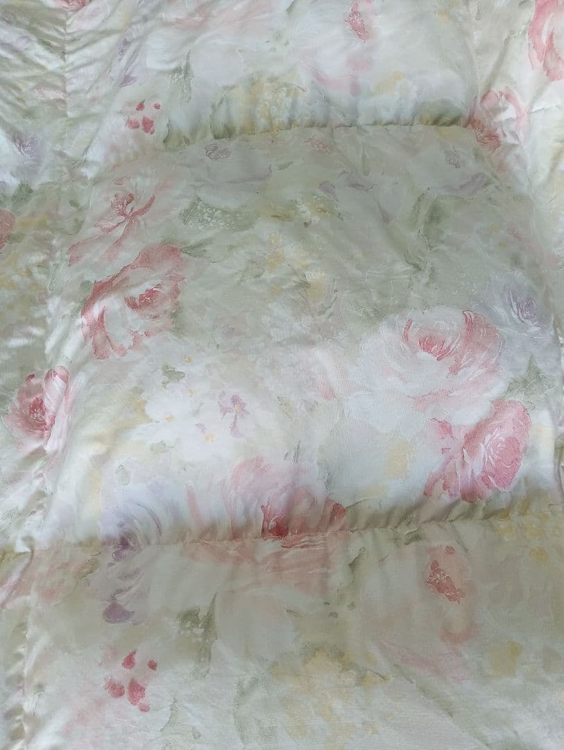 羽毛掛け布団 大阪西川販売 good night 花柄 ダウン90%羽毛1.2㌔