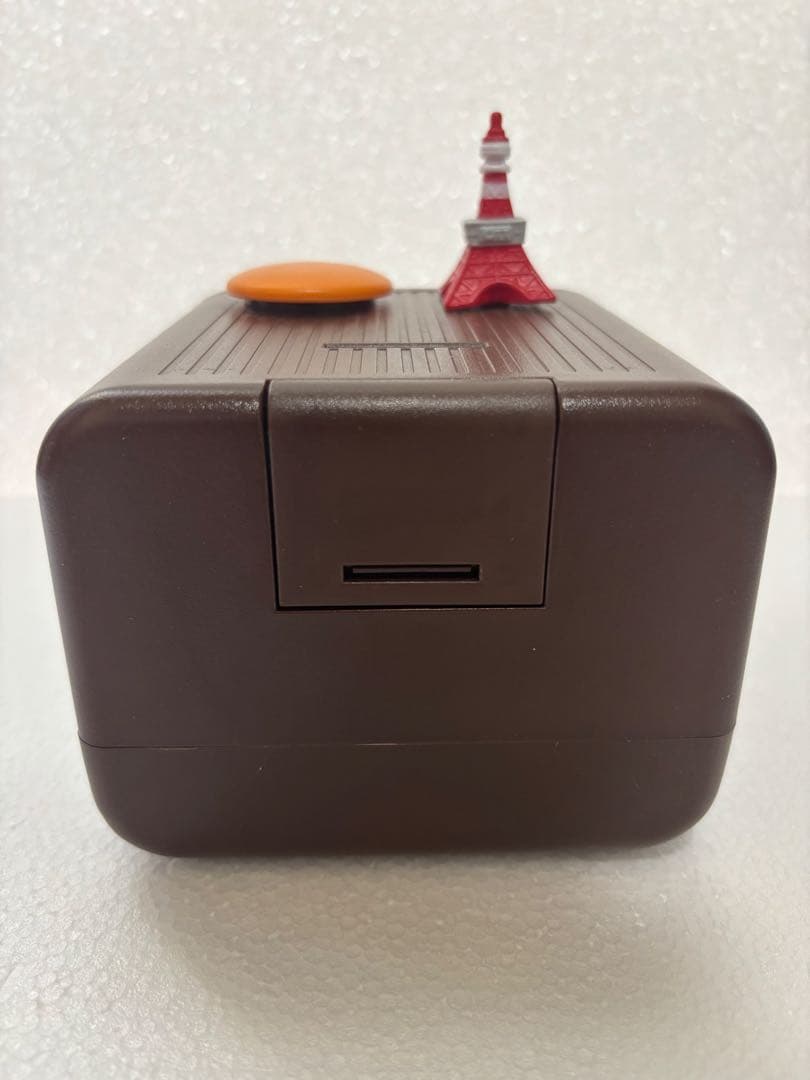 廃盤品】 バンクマン しゃべる貯金箱 肉食系 昭和 500円玉専用 時計