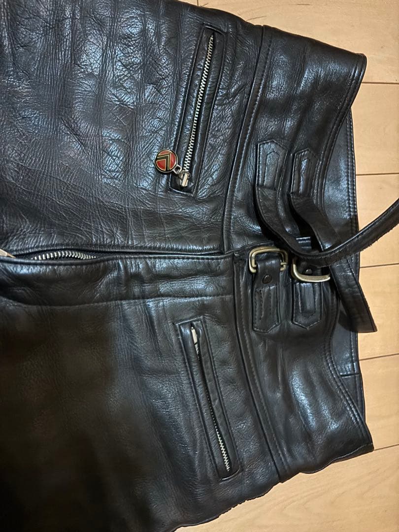 コミネ excellence レザー パンツ ズボン バイク ツーリング LL - メルカリ