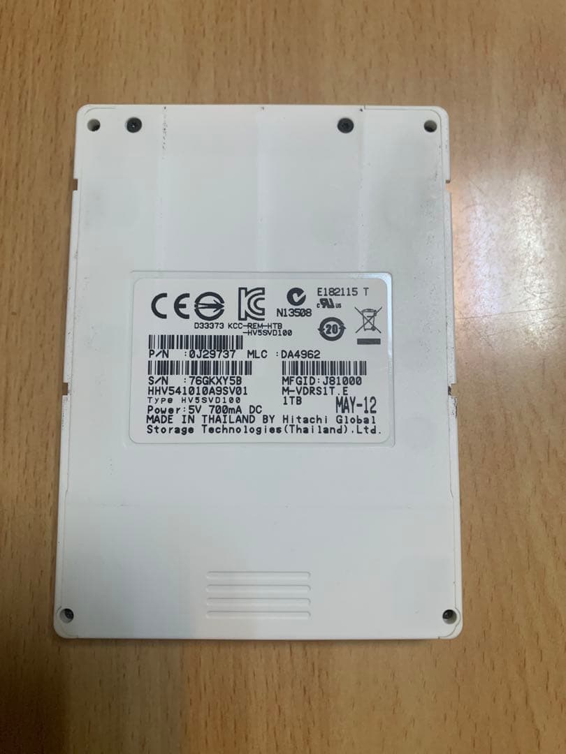 初期化済みmaxell iV 1.0TB hitachi カセットハードディスク