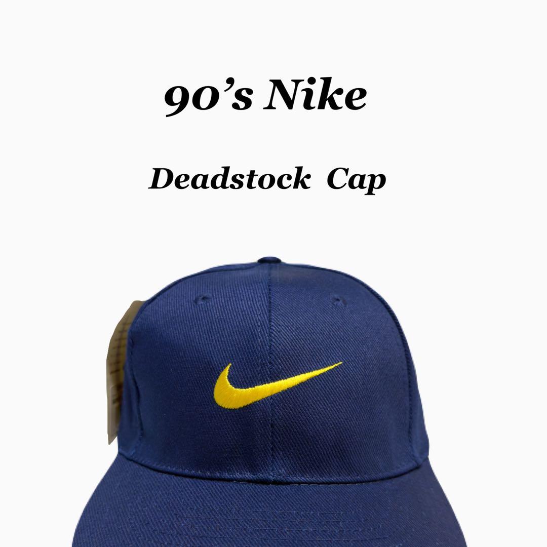 90s デッドストックキャップ スウッシュ ストリート スナップバック