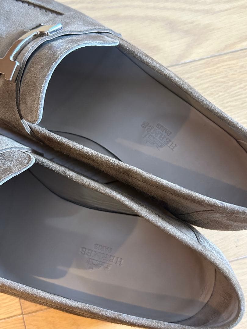 エルメス✨新品未使用✨超美品✨モカシン‌ パリ スエード 26.5cm