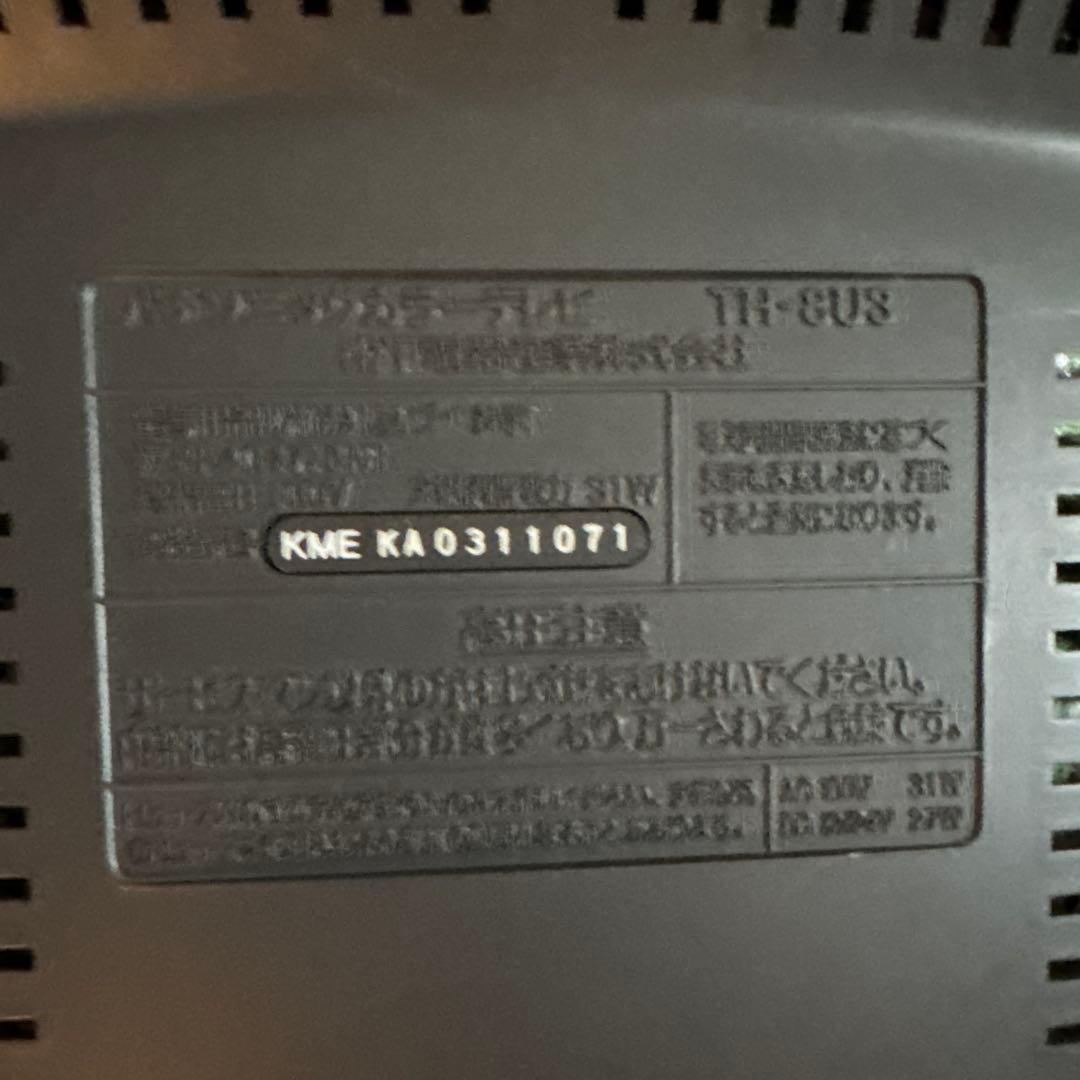 パナソニック Piedra TH-8U3(90年1〜6月期製) - メルカリ