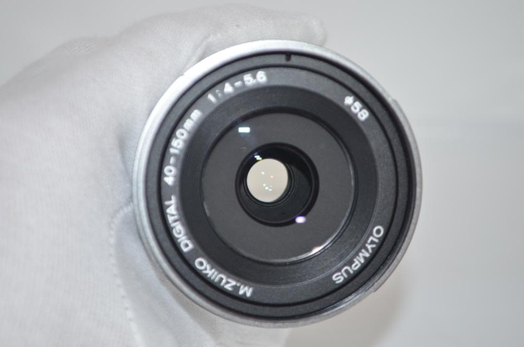 【新品級】 OLYMPUS 45-150mm F4.0-5.6 R シルバー