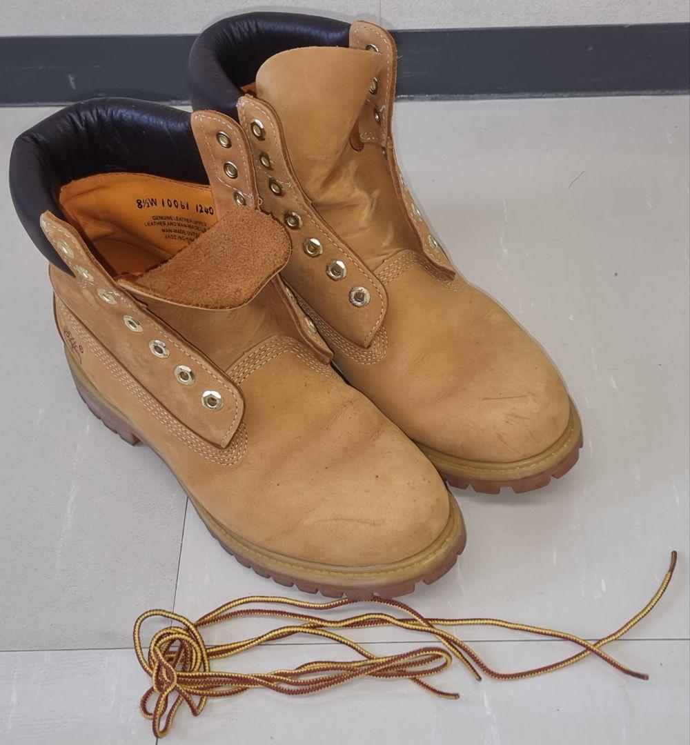 靴 Timberland 10061 8 1/2W Timberland 10061 In Wheat For Men | Mens Medium Fit Waterproof