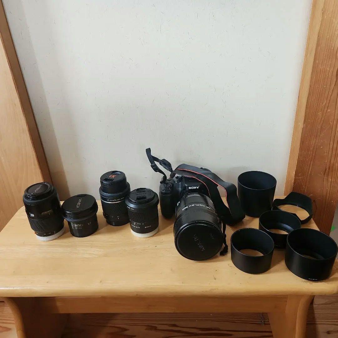 SONY α100 レンズセット SONY（ソニー） α100 DSLR-A100 高倍率ズームレンズセット ブラック 美