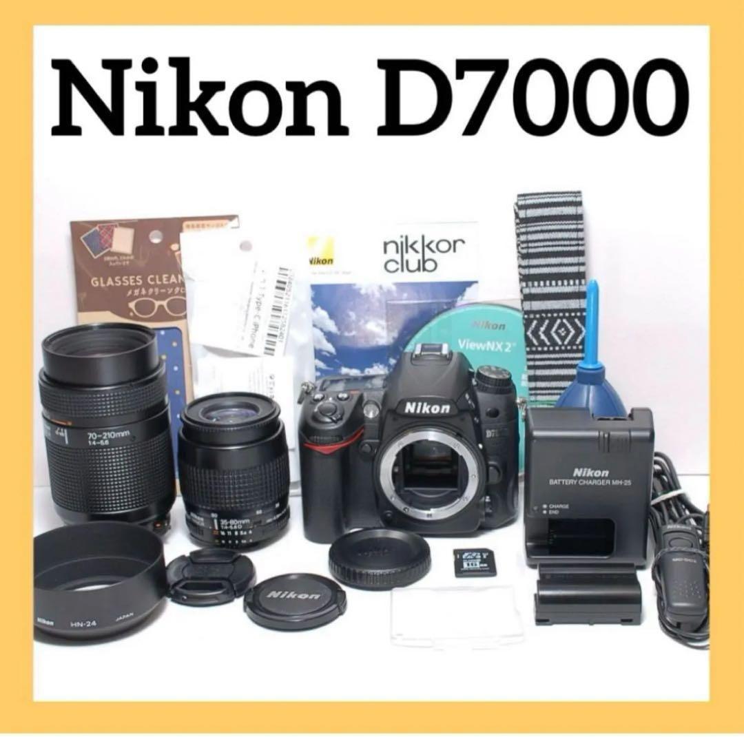 ✨Nikon D7000✨ニコン✨ダブルレンズ✨お子様の成長記録に✨ ✨Nikon D7000✨ニコン✨ダブルレンズ✨お子様の成長記録に✨ ✨Nikon