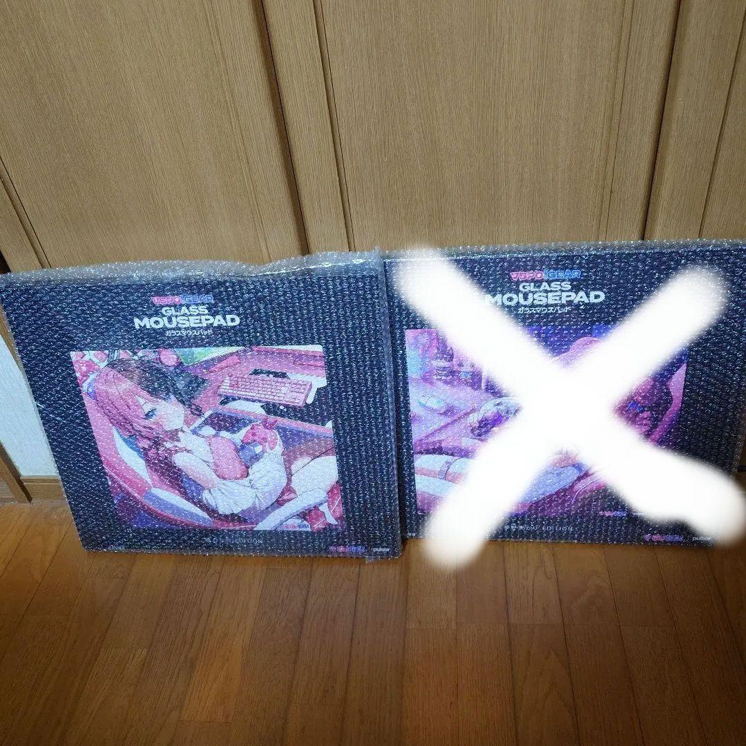 ぶいすぽっ！　夢野あかり　橘ひなの 　ガラスマウスパッド VSPO! GEAR ガラスマウスパッド