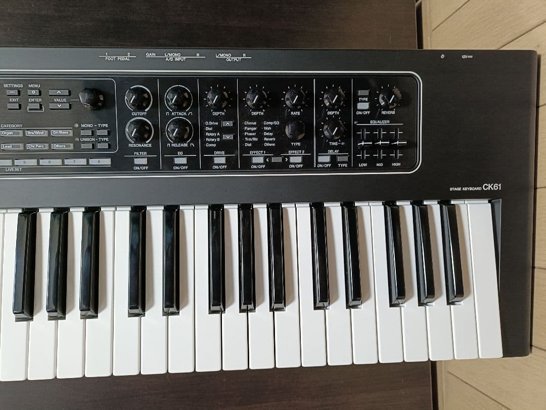 Yamaha CK61 ステージキーボード 純正ソフトケース付 中古美品 - メルカリ