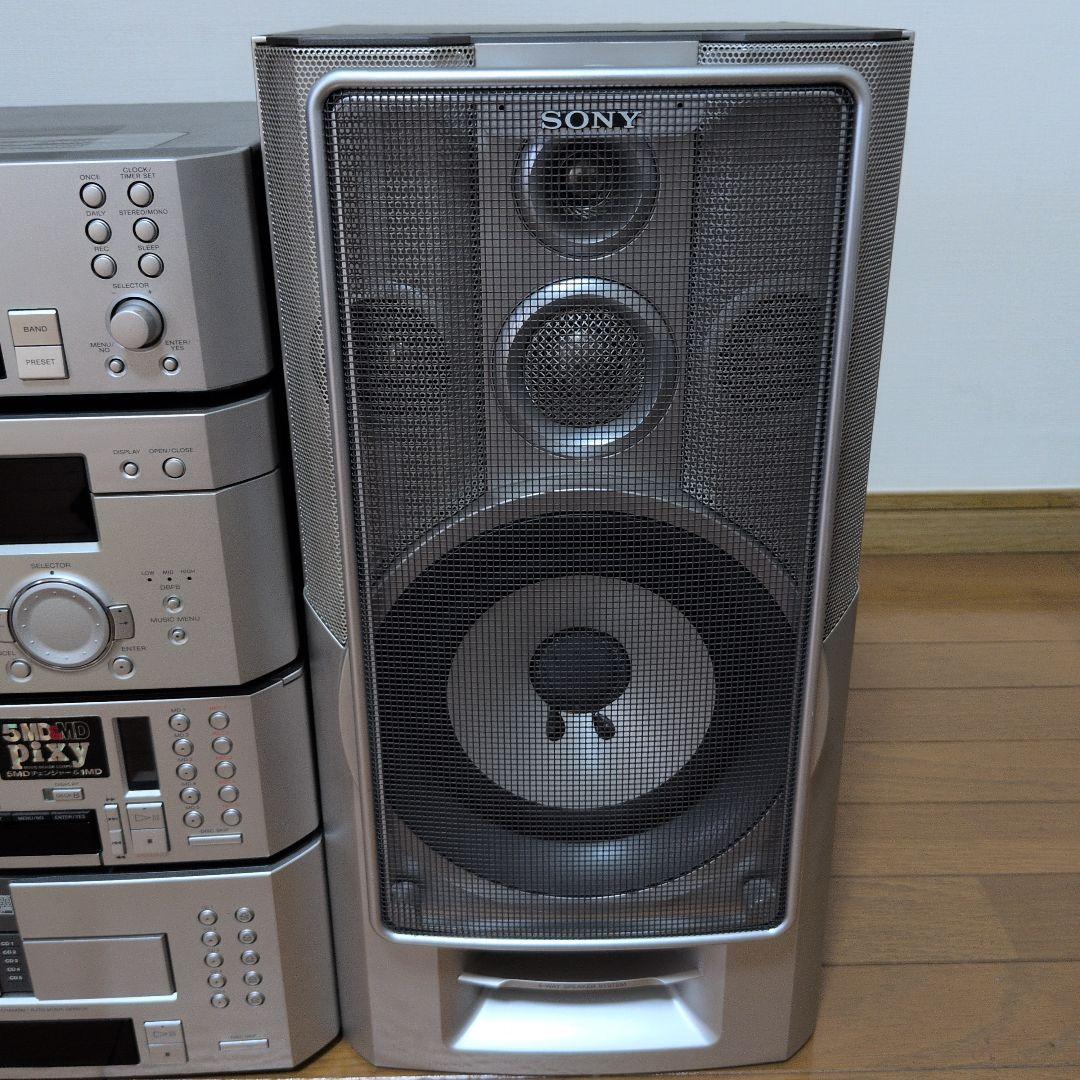 SONY DHC-MD919 PIXY ピクシー シルバー ミニコンポ - メルカリ