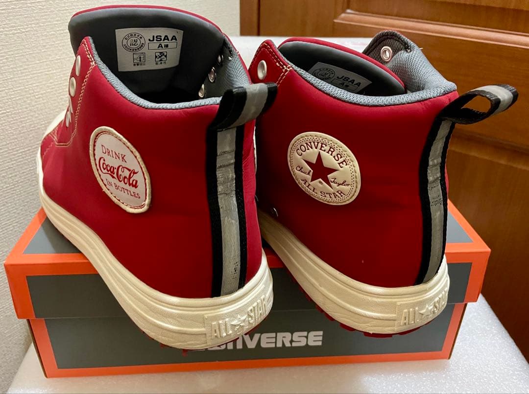 CONVERSE コカコーラコラボ レッド ハイカット 安全靴 29cm - メルカリ