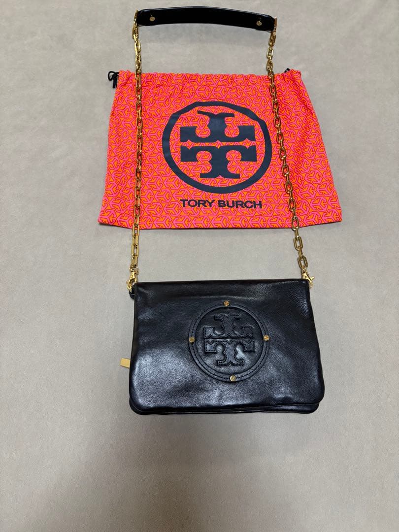 正規品　美品　Tory Burch ミニバッグ　クラッチ　保存袋付き TORY BURCH（トリーバーチ） ショルダーバッグ MILLER MINI CROSSBODY