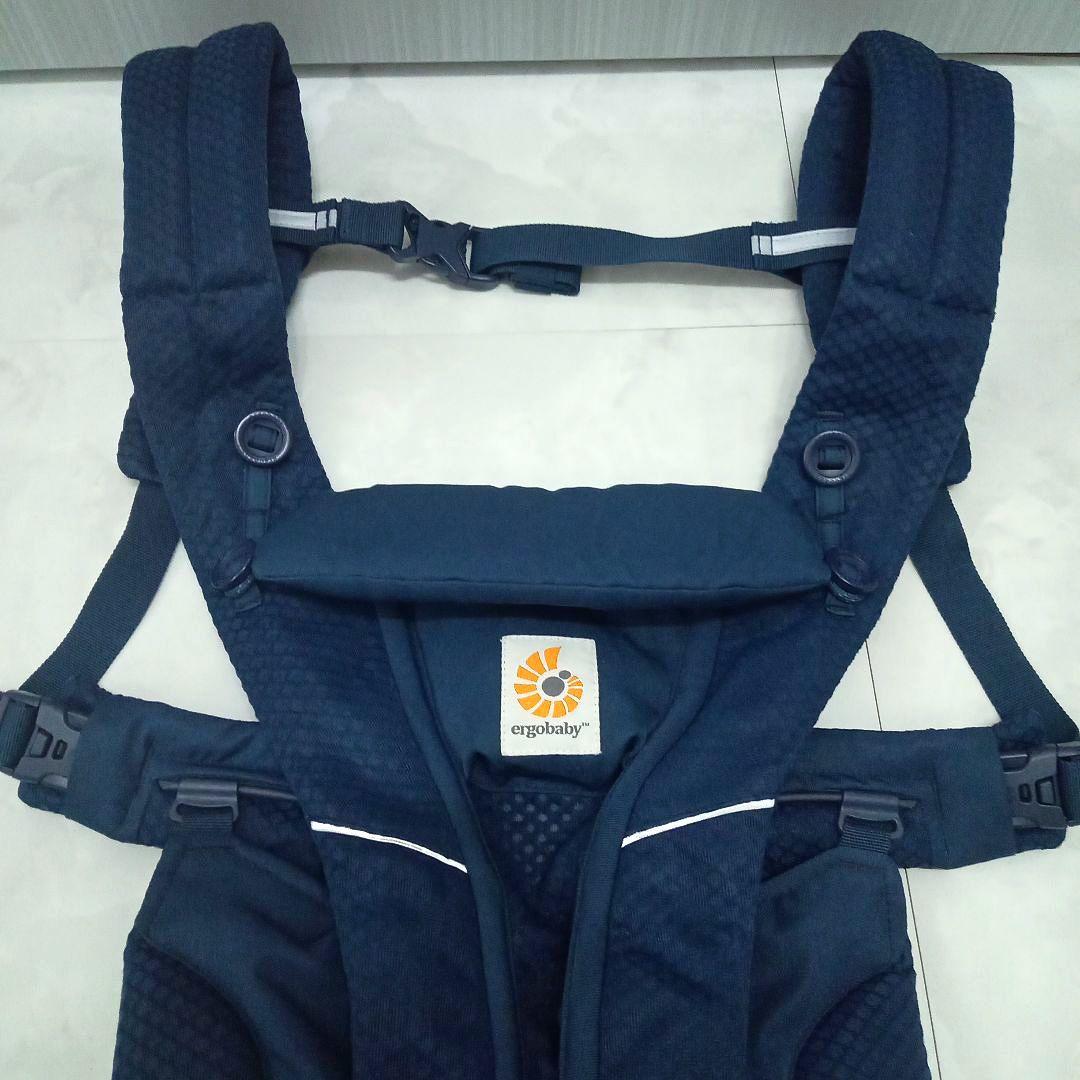 極美品♡国内正規品《エルゴベビー》オムニブリーズ・ミッドナイトブルー