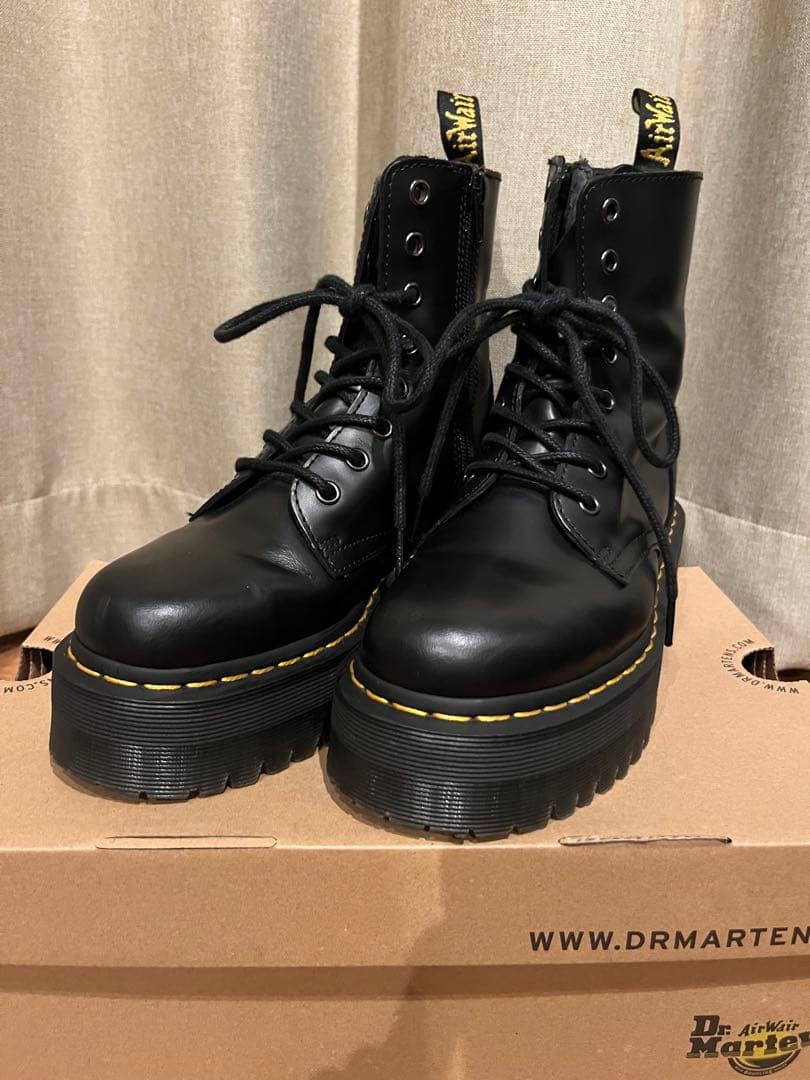 あいら Dr. Martens 厚底ブラックブーツ JADON UK4 あいら様専用 Dr. Martens 厚底ブラックブーツ JADON UK4 最高