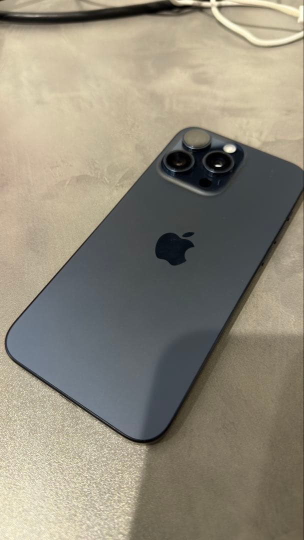 iPhone 15ProMaxブルーチタニウム 本体 iPhone 15 Pro Max 256GB - ブルーチタニウム（SIMフリー）[整備済製品