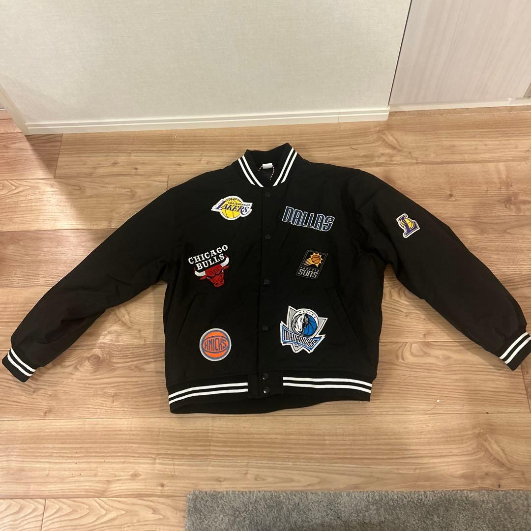 NBAスタジャン 黒色 パッチ付き 別注NBAワッペンスタジャン[品番：WG010092743]｜WEGO【MEN