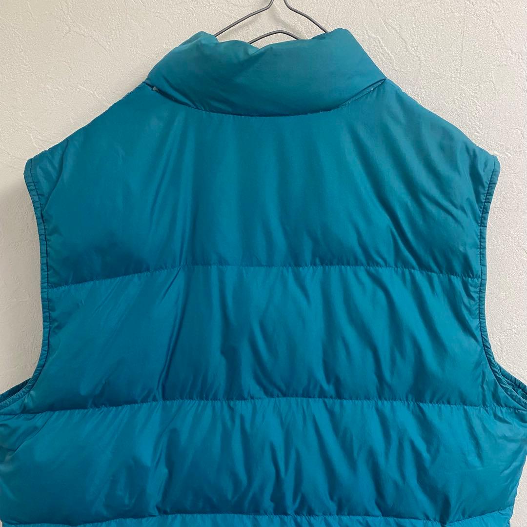 激レア　80s L.L.Bean ダウンベスト　ティファニーブルー　M~L相当