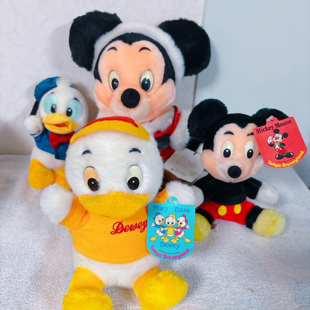 超希少・タグ付】サンアンドスター製☆レトロ サンタミッキー デューイ