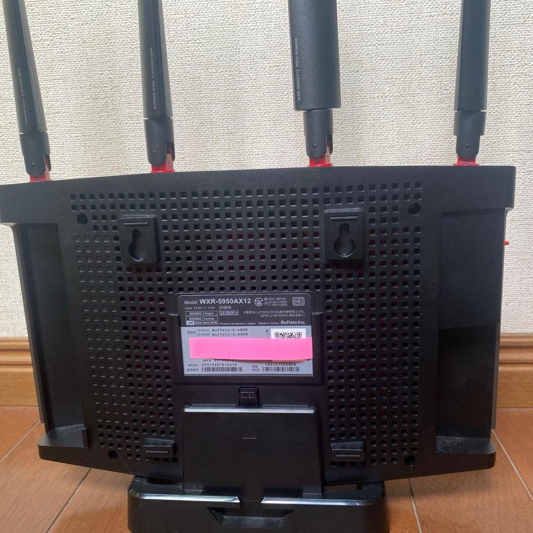 BUFFALO AX12 WXR-5950AX12 無線LANルーター