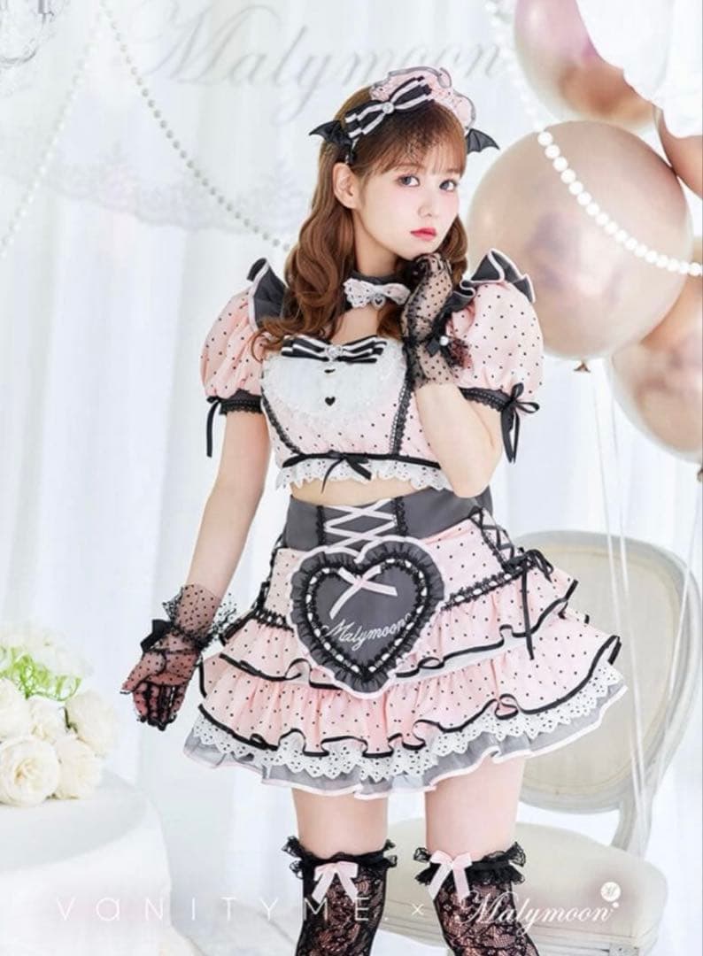 ベイビーフリルドットメイド【vanityME. × Malymoon】 - メルカリ