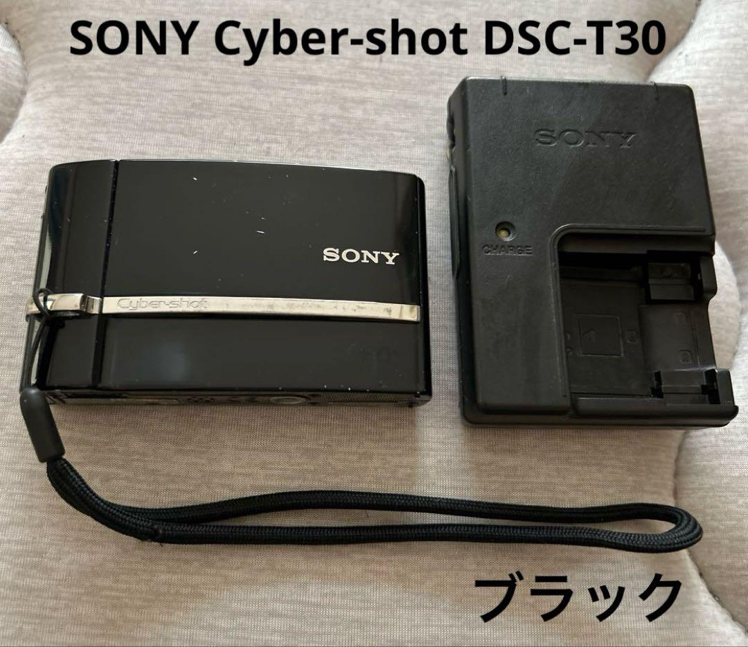 SONY Cyber-shot DSC-T30 デジタルカメラ 黒 充電器付 Amazon | ソニー SONY デジタルカメラ サイバーショット T30 ブラック