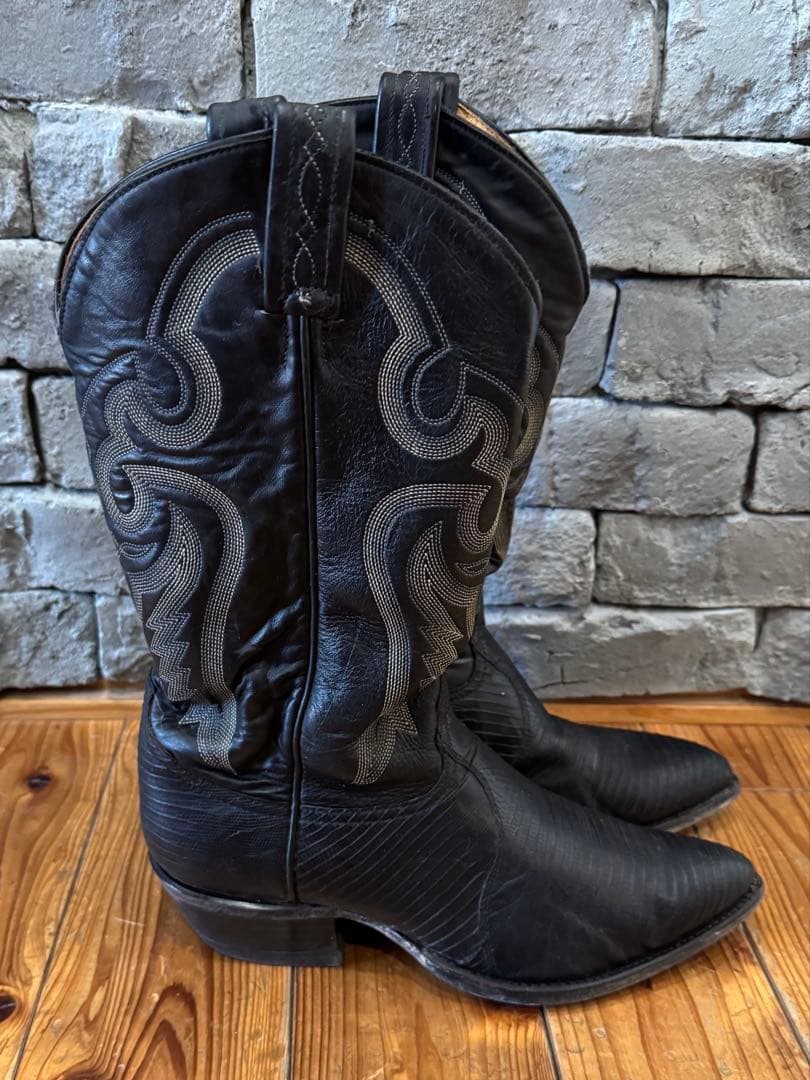 TONY LAMA ウエスタンブーツ リザード 85715 8H - メルカリ