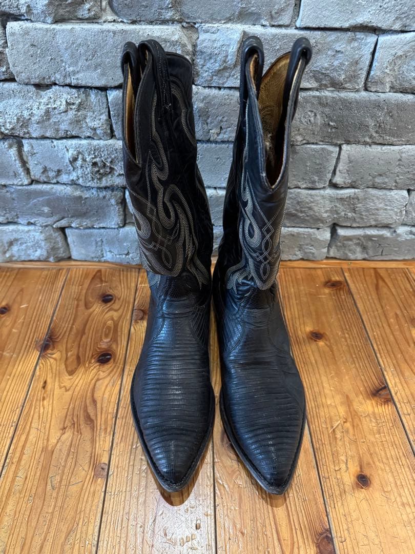 TONY LAMA ウエスタンブーツ リザード 85715 8H - メルカリ