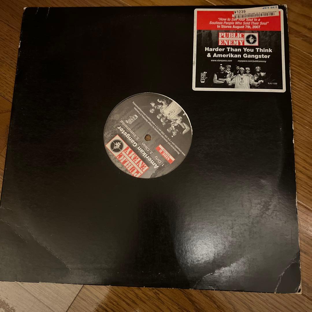 Public Enemy Harder Than You Think レコード PUBLIC ENEMY Harder Than You Think - メルカリ