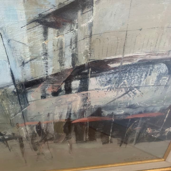 フランス三大天才画家 ジャン クロード シェネ 油彩12号M