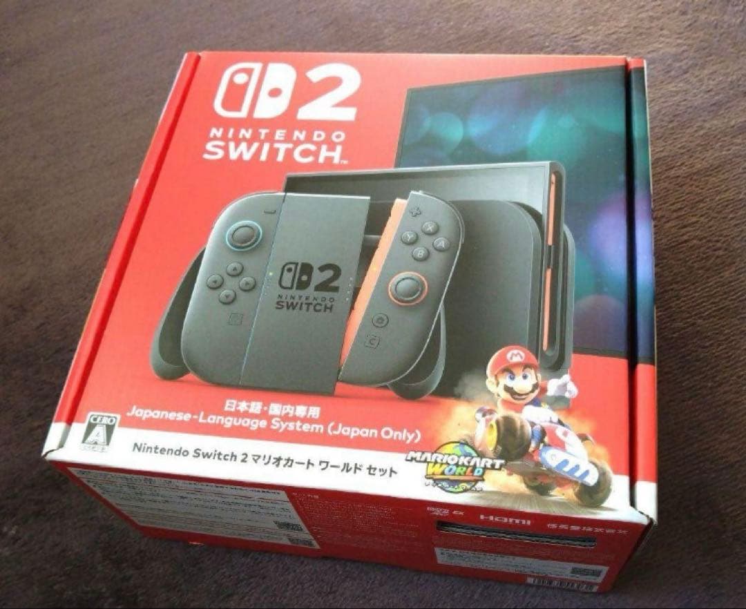 Nintendo Switch 2 本体 新品 マリオカートワールドセット Amazon.co.jp: Nintendo Switch 2(日本語・国内専用) マリオカート