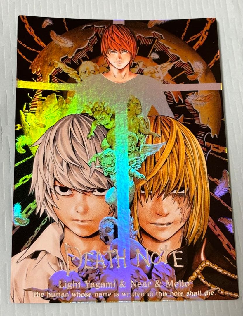 デスノート トレカ トレーディングカード レア 夜神月 メロ ニア